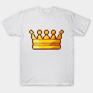 king's crown pixel T-Shirt